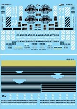 Microscale 48-469 1/48 O Scale D RGW Rio Grande Logo Stripes Cabooses Decals