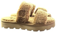 Michael Kors Winnie Faux Shearling Slide Sandal Slippers Women's SZ 8