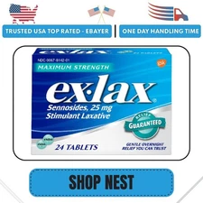 ex-lax Maximum Strength Stimulant Laxative 25mg - 24 Tablets
