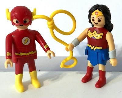 DC Playmobil Kinder MAXI Wonder Woman flash multiverse US SELLER batman superman