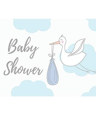 Baby Shower guest book [Landscape Hardcover]: comments book, baby shower party d