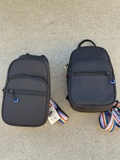  2 Adult Pride Rainbow Stripe Convertible Crossbody Sling Bag Backpack Bundle 2