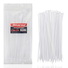 12 Inch Zip Cable Ties (100 Pieces), Self-Locking Premium Nylon Cable Wire Ti...
