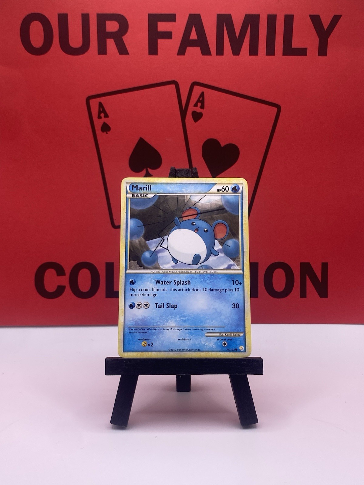 Marill 74/123 HeartGold Soul Silver Common Regular Pokemon TCG 2010 LP