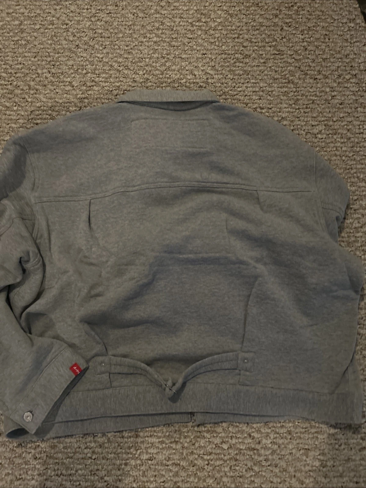 Levi's x BEAMS x Loopwheeler Super Wide Type I Jacket Gray XL image 2
