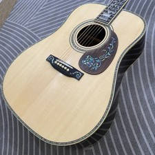 D45 41 inches solid spruce Acoustic Ebony Fingerboard bone nut rich full tone