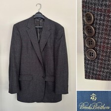 Brooks Brothers Men  s Two-Button Blazer Wool Cashmere Sport Coat Jacket 46R