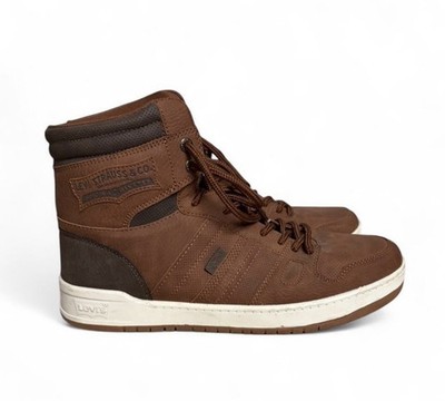 Levi's Men's Brown High-Top Casual Sneakers- Sz. 9.5 US