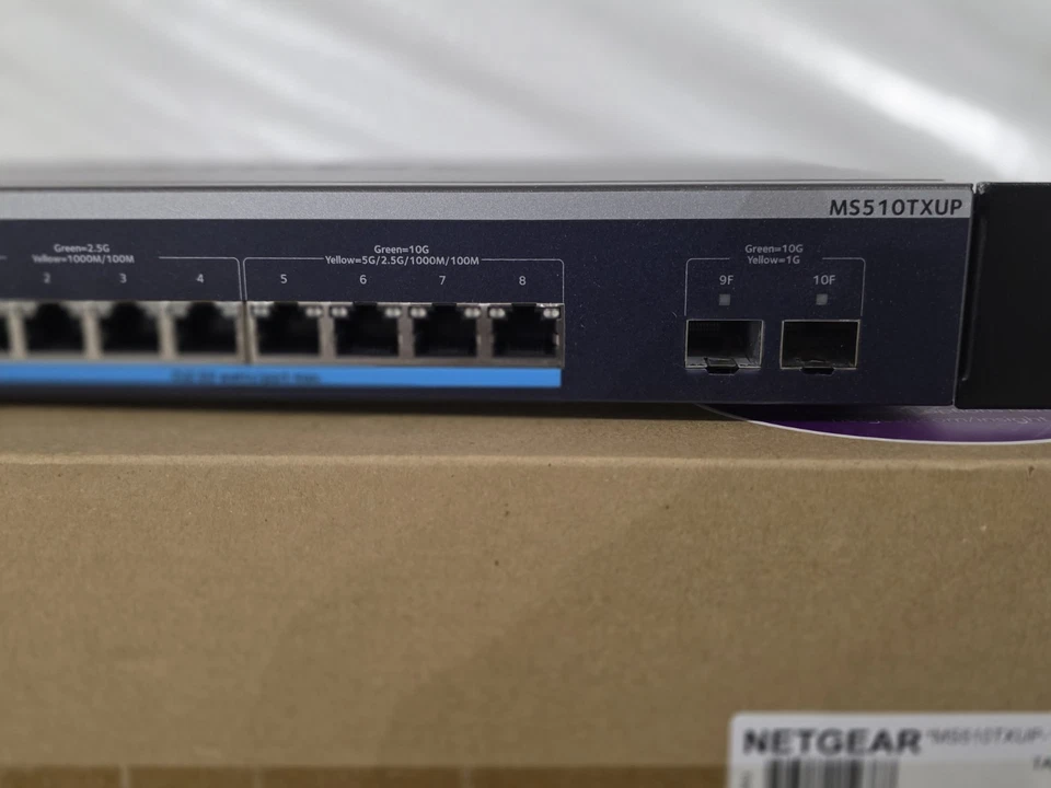 Netgear MS510TXUP-100NAS Business Class 8Port Mg/10G Poe++ Smart - Image 3 of 4