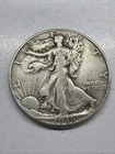 1946-D Walking Liberty Half Dollar 50c Silver Actual Coin Fine