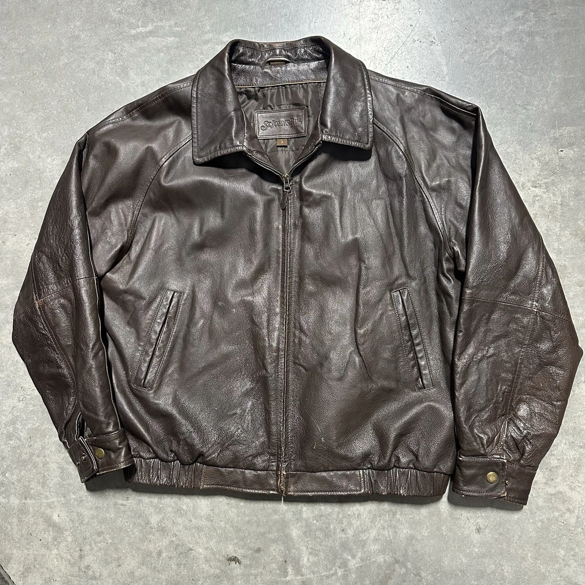 St. John's Bay Leather Outer Shell Coats, Jackets & Vests for Men