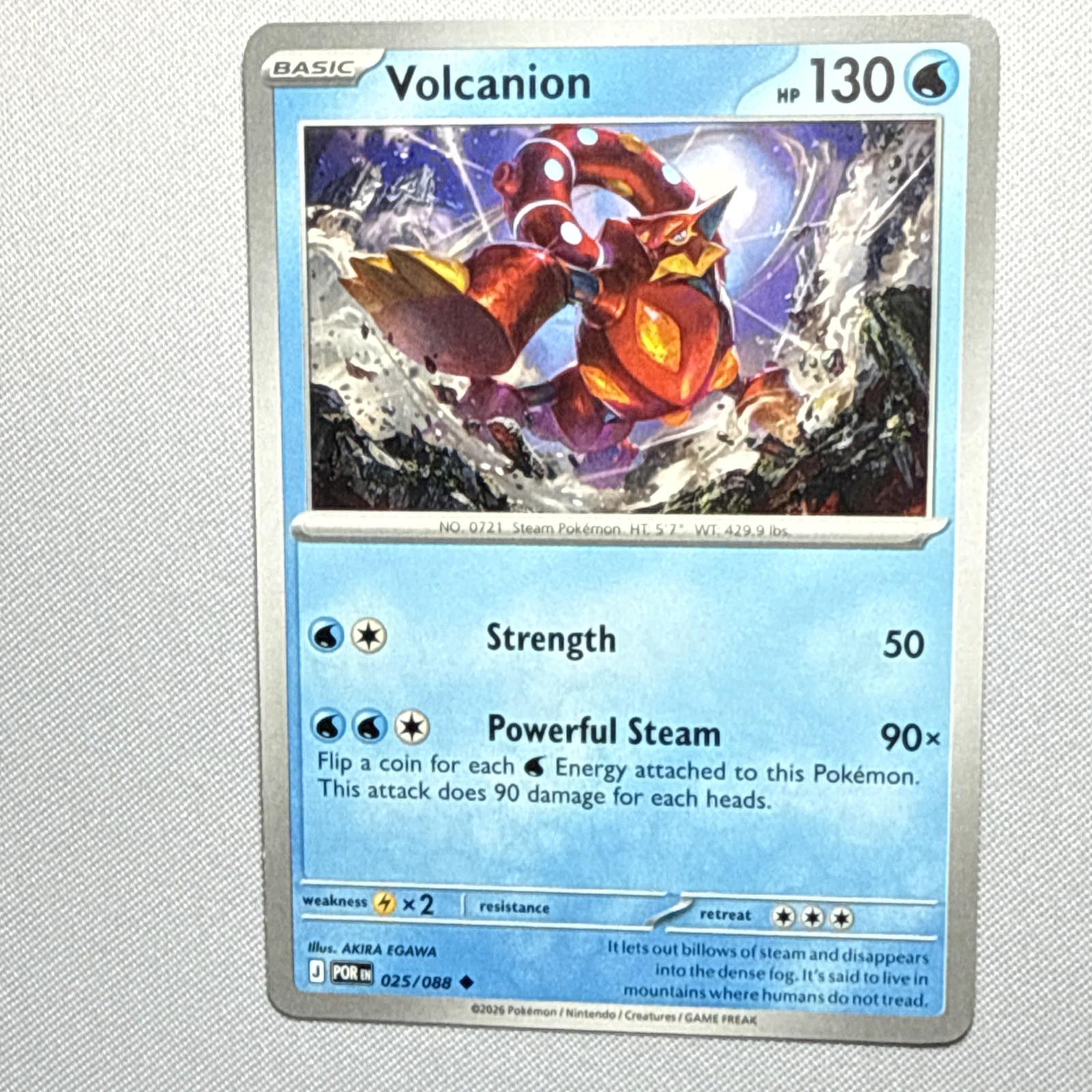 Volcanion SM Black Star Promos 2017 SM31 Promo Holo EN 130HP Pokemon TCG