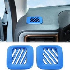 Dashboard Side Air Conditioner Outlet Vent Cover Trim Compatible w Color: Blue