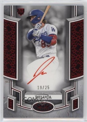 2024 Topps Tier One Break Out Red Foil /25 Jonny Deluca #BOA-JDE Rookie Auto RC