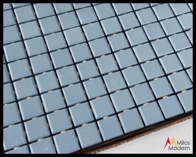Daltile D169 Keystones Mosaic Tile Light Blue WATERFALL Matte Ceramic 12 Sheets