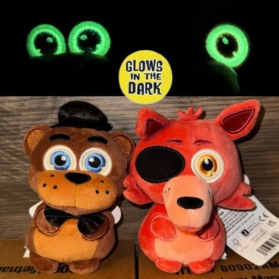 Freddy Fazbear & Foxy Five Nights at Freddy s Jazwares Mini Plush Glow FNaF