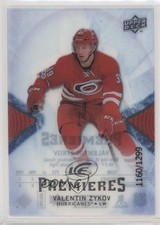 2017-18 Upper Deck Ice Ice Premieres 1160/1299 Valentin Zykov #124 0a4