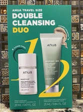Anua-Double Cleansing Duo Set Cleansing Oil, Cleansing Foam TRAVEL SIZE New
