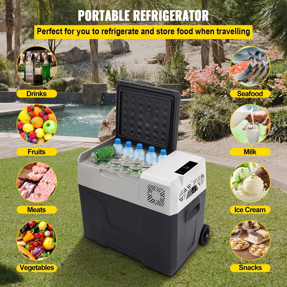 Réfrigérateur Portable 50 L Glacière Électrique de Voiture Silencieux 45W - Imagen 2 de 4