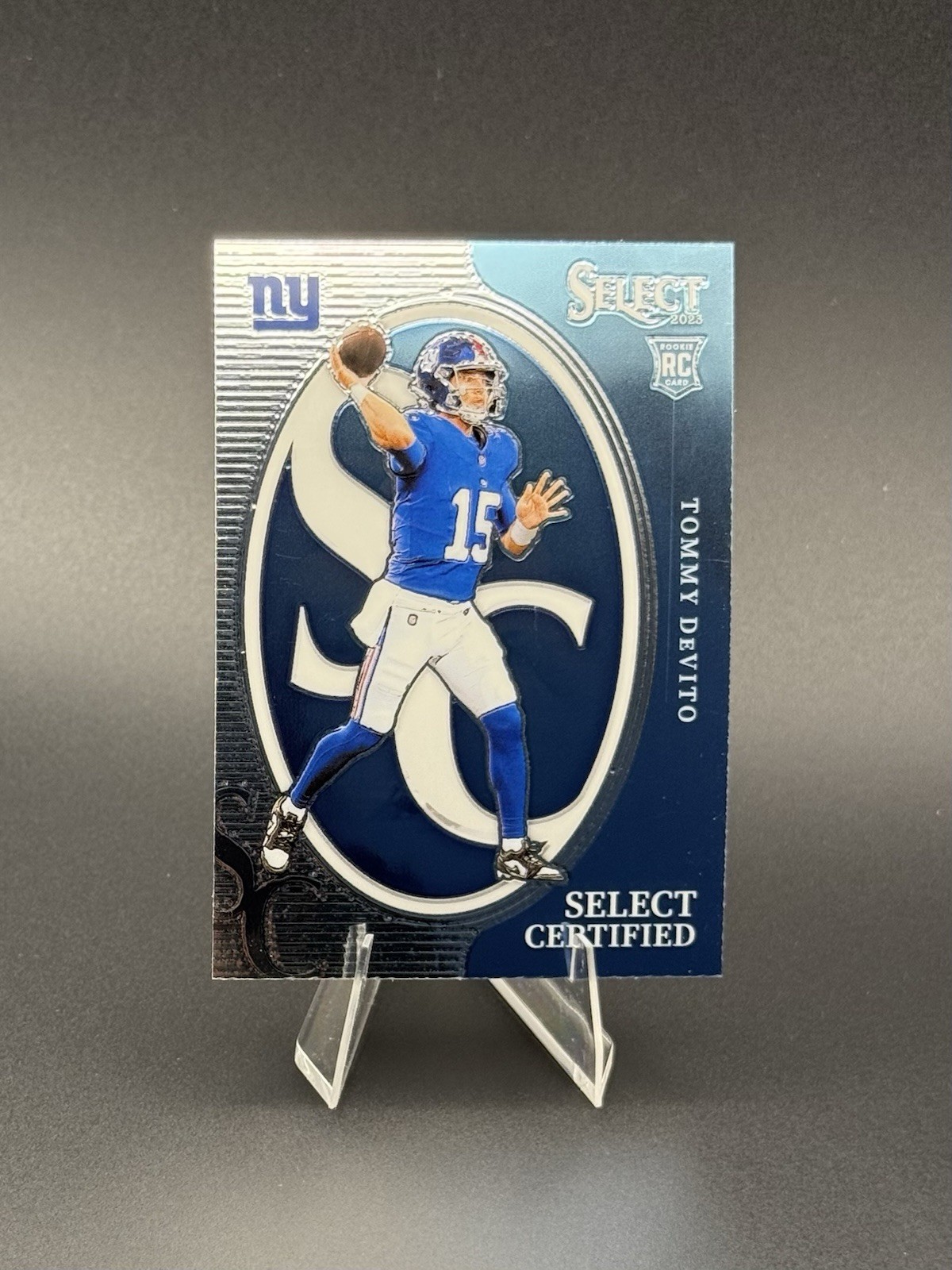2023 Panini Select - Select Certified Rookies Tommy DeVito #CRO-TDE (RC)