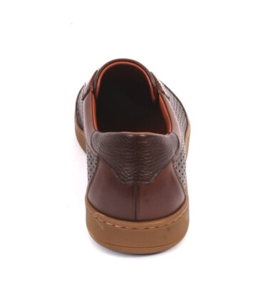 Roberto Serpentini 57130c Dark Brown Leather Streetch Sneakers Shoes MEN main image 4