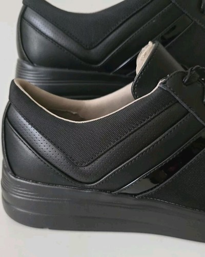 ROCKPORT MUJER Entrenadores TM LILLIE CAPAS C18801 NEGRO Talla UK 5 EU 38 NUEVO - Imagen 4 de 16