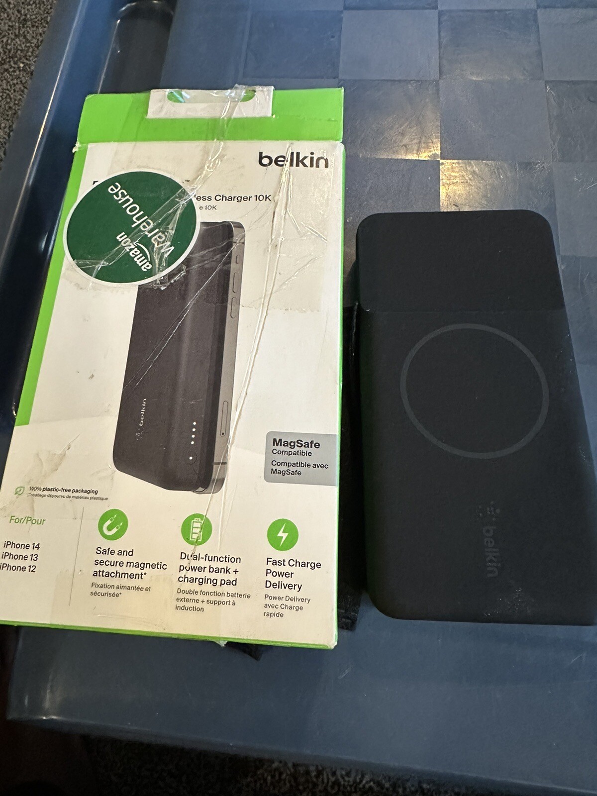 Belkin Wireless Power Bank 10K (Portable Charger Compatible