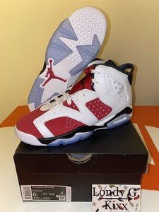 New Air Jordan Retro 6 Carmine 384665-106 (GS) Size 6Y In Hand Ready To Ship! | eBay
