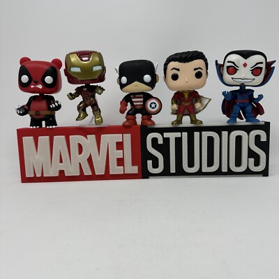 3D Printed XTRA LARGE MARVEL STUDIO (GITD)  FanSign for your Pops & collectibles