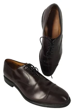 Allen Edmonds Park Avenue Mens 9 1/2 B 9.5B Almond Toe Oxford Dress Shoes