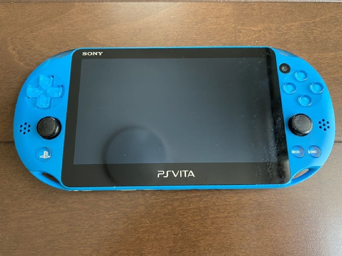 Used Sony PS Vita Aqua Blue PCH-2000 ZA23 Console Only ship Used Sony PS Vita Aqua Blue PCH-2000 ZA23 Console Only ship