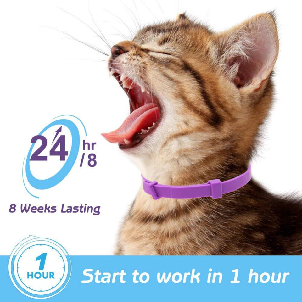 4/6PC Pet Calming Collar for Cat Dog Adjustable Anti-anxiety Stress Reduction AU - image 4 of 4