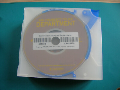 DVD Gehäuse Slim SAN FRANCISCO POLICE DEPARTMENT (b6)
