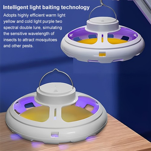 Trampas antipulgas con 5 almohadillas adhesivas para control de plagas para interiores y exteriores (blanco) - Imagen 11 de 11