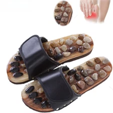 Massage Stone Shoe Acupressure Massage Slipper Reflexology Foot Acupoint Massage