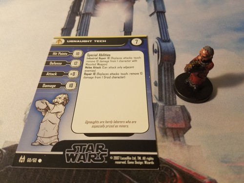 Star Wars Miniatures Force Unleashed 60 Ugnaught Tech