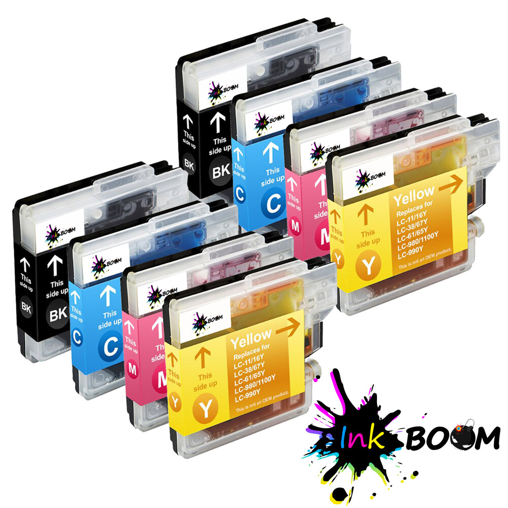 8 Ink Cartridge fits Brother LC61 MFC255CW 250C J270W MFCJ615W DCP