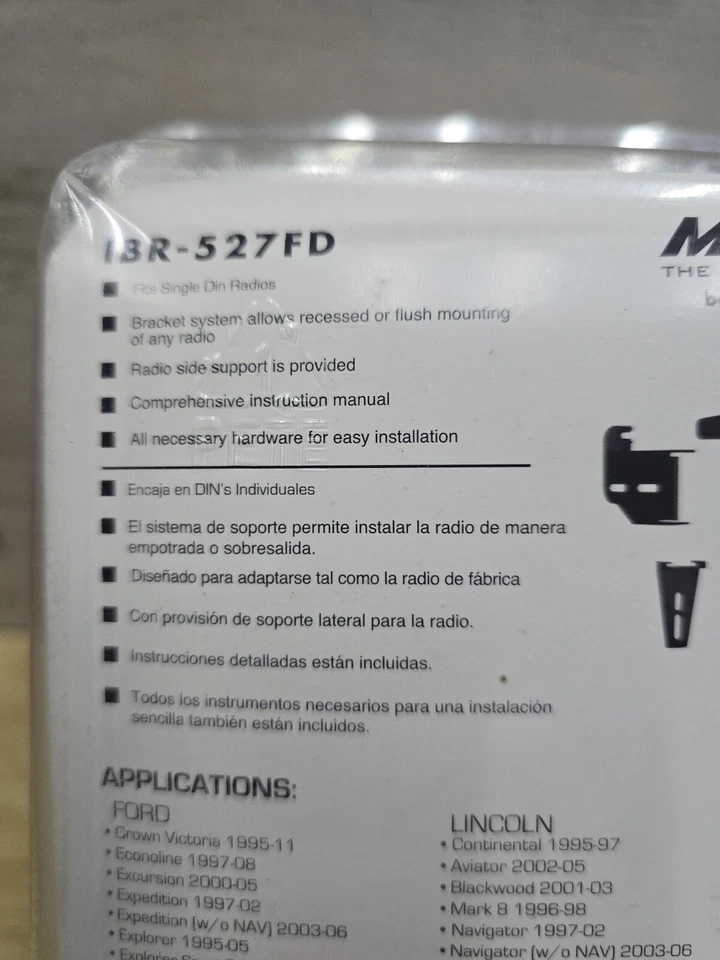 Metra IBR-527FD Stereo InstallationKit Most 1995-2011 Ford Mazda Lincoln Mercury - Image 3 of 4