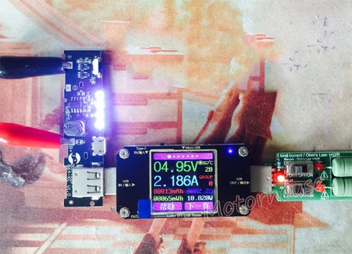 5V 2A USB iones de litio 18650 módulo de descarga rápida de batería banco de alimentación - Imagen 2 de 4