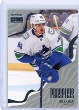 2022-23 Skybox Metal Universe Nils Aman Rookie Prospects Vancouver Canucks