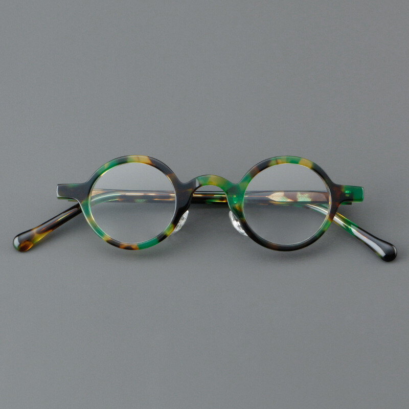 Retro Round Acetate Frame Eyeglasses For Men Women Clear Lens Glasses Frames New