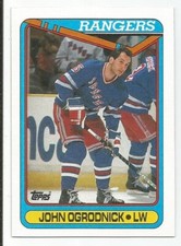 JOHN OGRODNICK 1990-91 TOPPS CARD NM-MT CONDITION