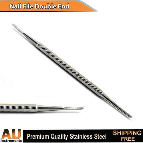 Chiropody Podiatry Ingrown Toe Nail Black File Double Ended Side Edges Blacks - Afbeelding 1 van 5