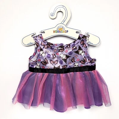 BUILD-A-BEAR WORKSHOP Build a Bear Workshop Kuromi Sanrio Hello Kitty Friends Butterfly Dress, Purple