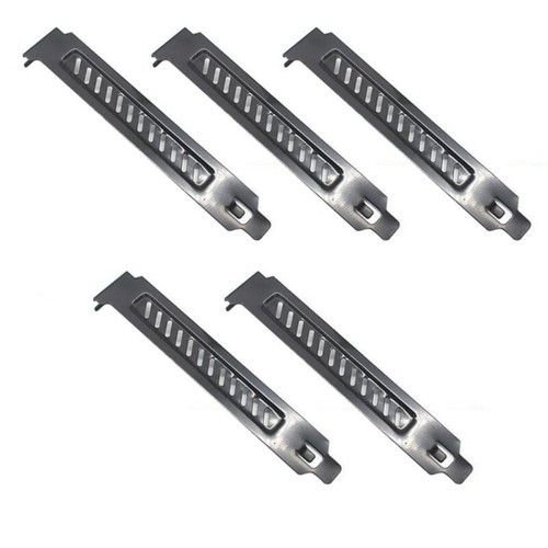 Pack Of 5 Alloy Steel PCI Slot Covers For Enhances Airflows And Dust Protections