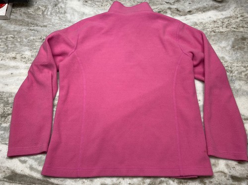 LL BEAN Girls L 14-16 Light fleece zip neck sweater Pullover Light Ski Mid Layer - Picture 2 of 9