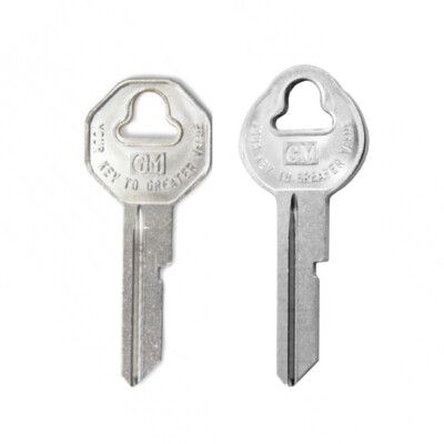 GM 1154606 & 1154607 Key Blanks Chevy Pontiac Z28 GTO 442 '69/'73/'77