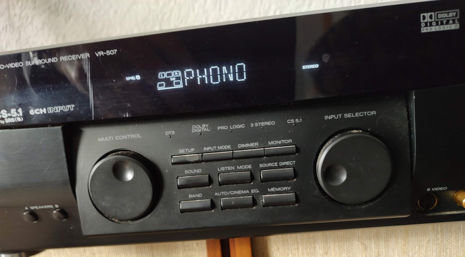 Kenwood VR 507 500 Watt Receiver Working Conditions AA+ Condition FREE