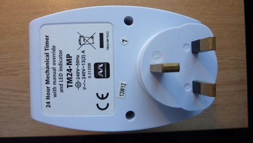 Masterplug TM24-MP 24 hour Mechanical Timer Pack of 3 Brand New - Picture 2 of 3