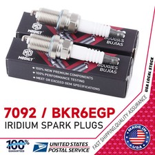 6X Iridium Spark Plug 7092 BKR6EGP for Subaru Outback Suzuki 1.6L 2.5L 1990-2012